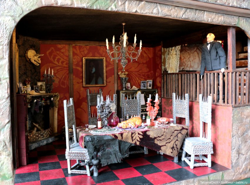 Мой "Дом семейки Аддамс" — Авторские игрушки ручной работы: Тедди (фото 8)