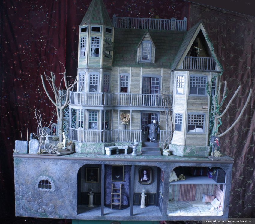 Мой "Дом семейки Аддамс" — Авторские игрушки ручной работы: Тедди