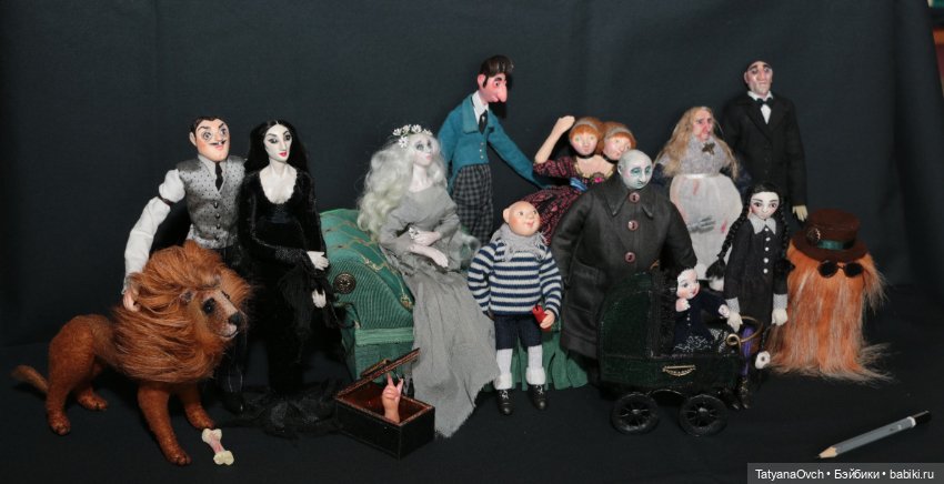 Мой "Дом семейки Аддамс" — Авторские игрушки ручной работы: Тедди