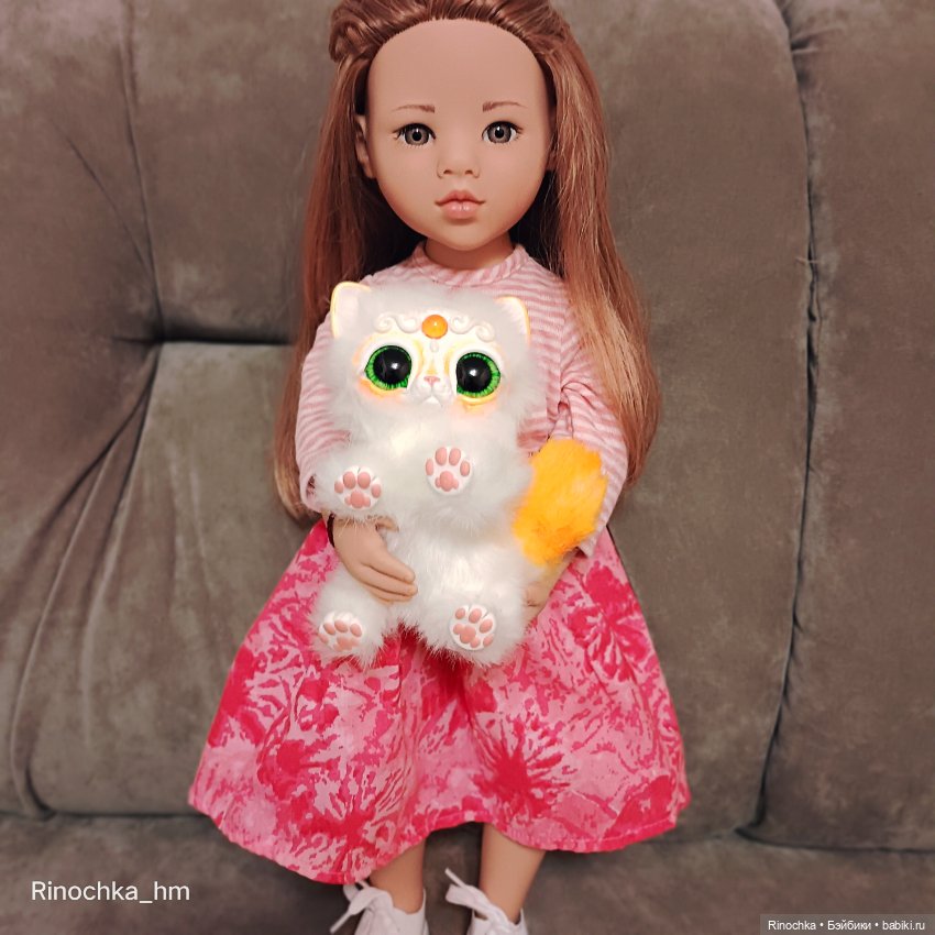 Апельсинка — Игрушки в смешанной технике (мех и глина): Арт (фото 3)