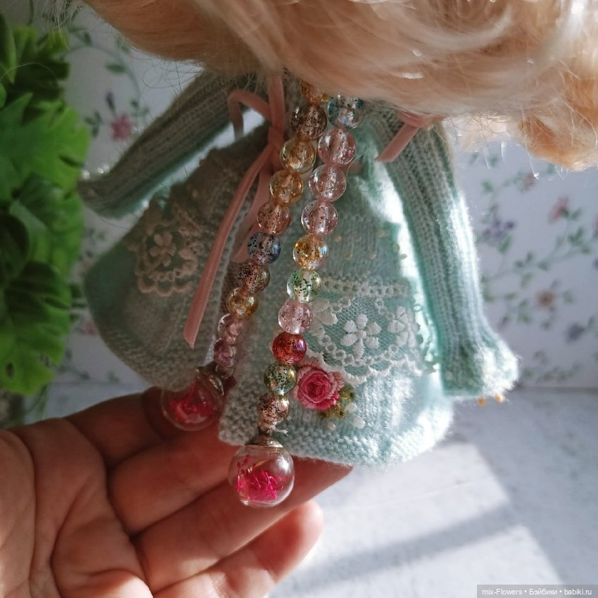 Вяжу куколкам.. голубой — Одежда и обувь для кукол своими руками: фото (фото 9)