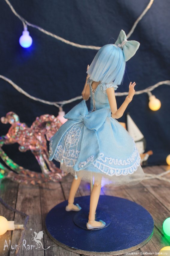 Ч.1 (открытые глазки) ООАК моего авторства БЖД МАЛЬВИНА 1/12 Сахарок Натальи Петровой (фото 6)