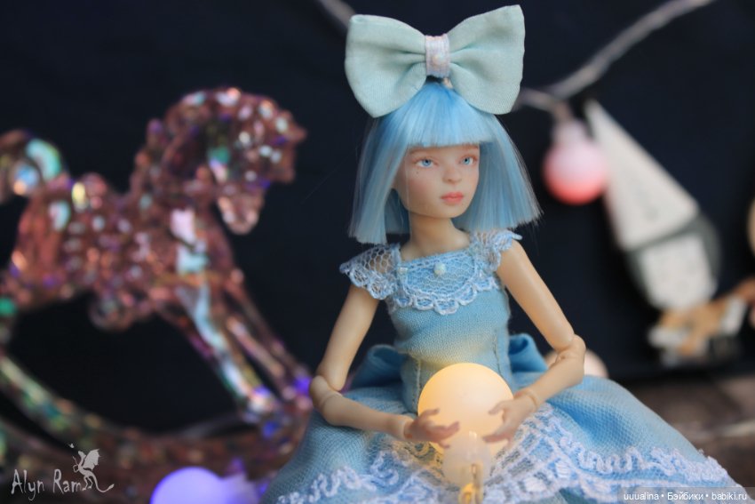 Ч.1 (открытые глазки) ООАК моего авторства БЖД МАЛЬВИНА 1/12 Сахарок Натальи Петровой