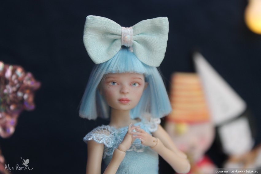 Ч.1 (открытые глазки) ООАК моего авторства БЖД МАЛЬВИНА 1/12 Сахарок Натальи Петровой