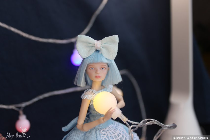 Ч.1 (открытые глазки) ООАК моего авторства БЖД МАЛЬВИНА 1/12 Сахарок Натальи Петровой (фото 10)