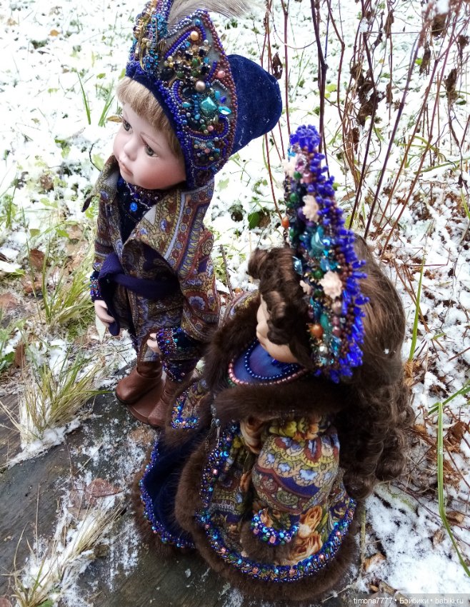 Павлово-посадские наряды — Одежда и обувь для кукол своими руками: фото (фото 6)