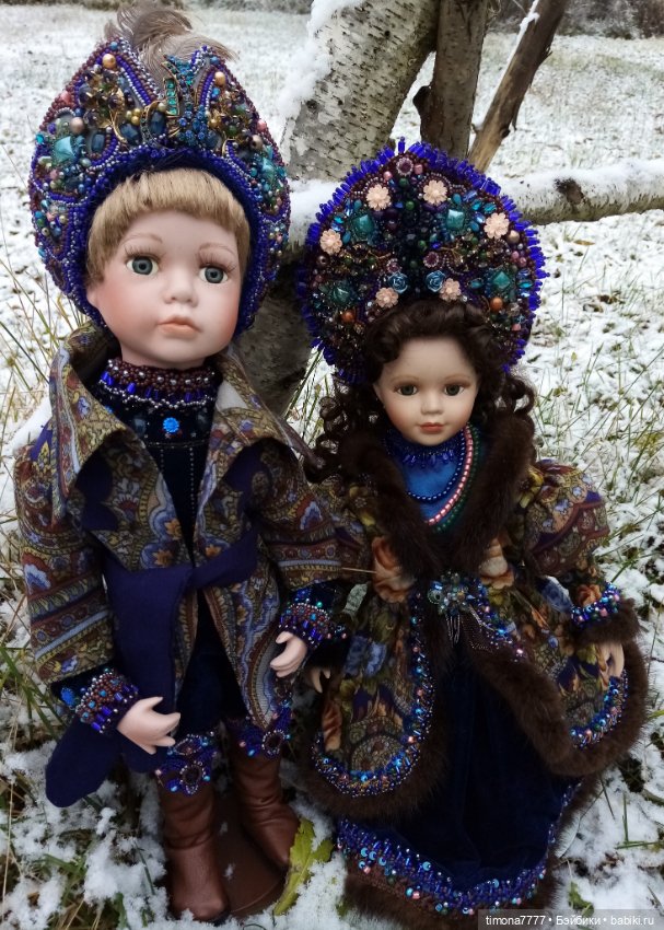 Павлово-посадские наряды — Одежда и обувь для кукол своими руками: фото (фото 8)