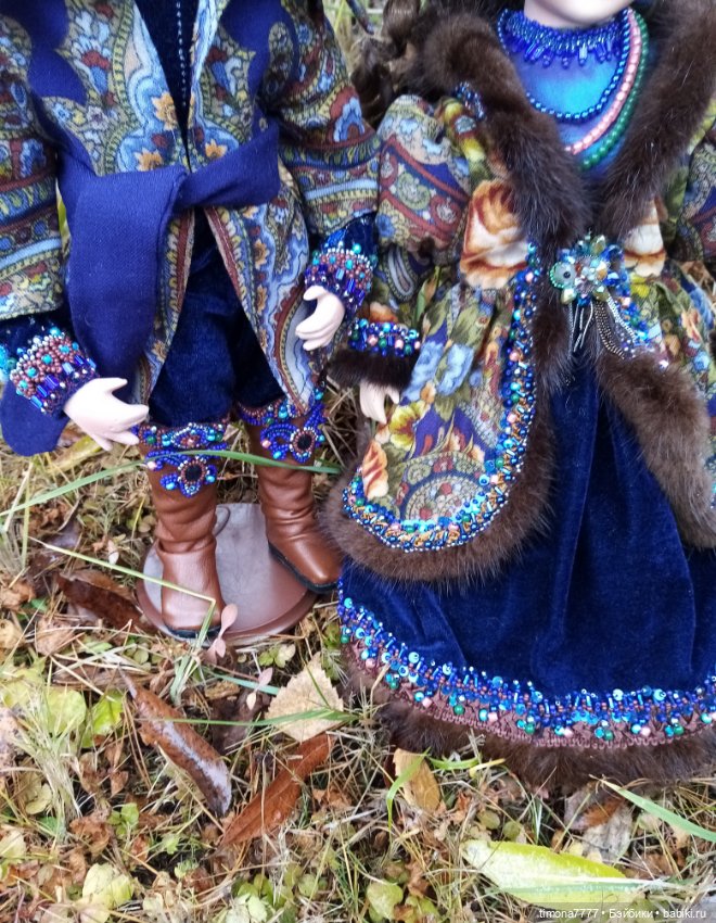 Павлово-посадские наряды — Одежда и обувь для кукол своими руками: фото (фото 10)