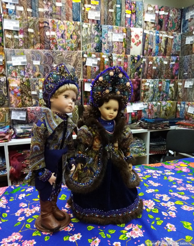 Павлово-посадские наряды — Одежда и обувь для кукол своими руками: фото