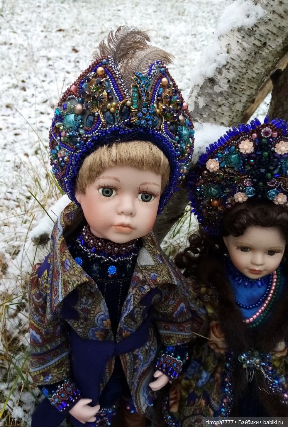 Павлово-посадские наряды — Одежда и обувь для кукол своими руками: фото (фото 9)
