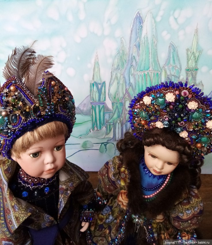 Павлово-посадские наряды — Одежда и обувь для кукол своими руками: фото