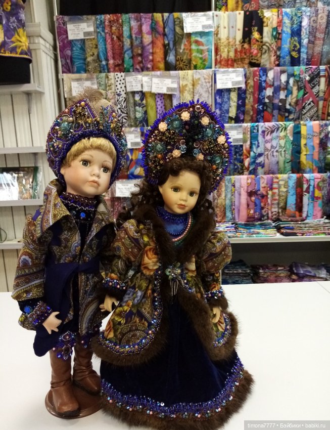 Павлово-посадские наряды — Одежда и обувь для кукол своими руками: фото