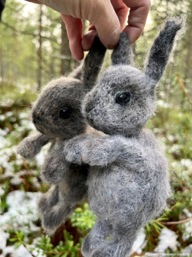 Зайки — Авторские мишки Тедди и друзья: фото (фото 8)