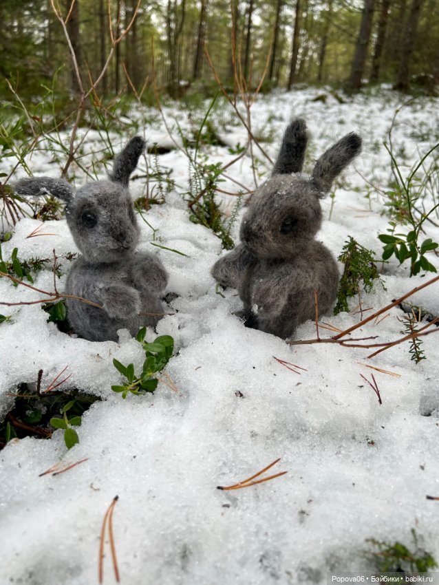 Зайки — Авторские мишки Тедди и друзья: фото (фото 6)