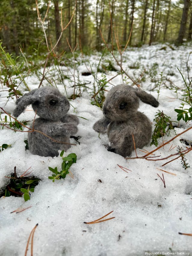 Зайки — Авторские мишки Тедди и друзья: фото (фото 4)