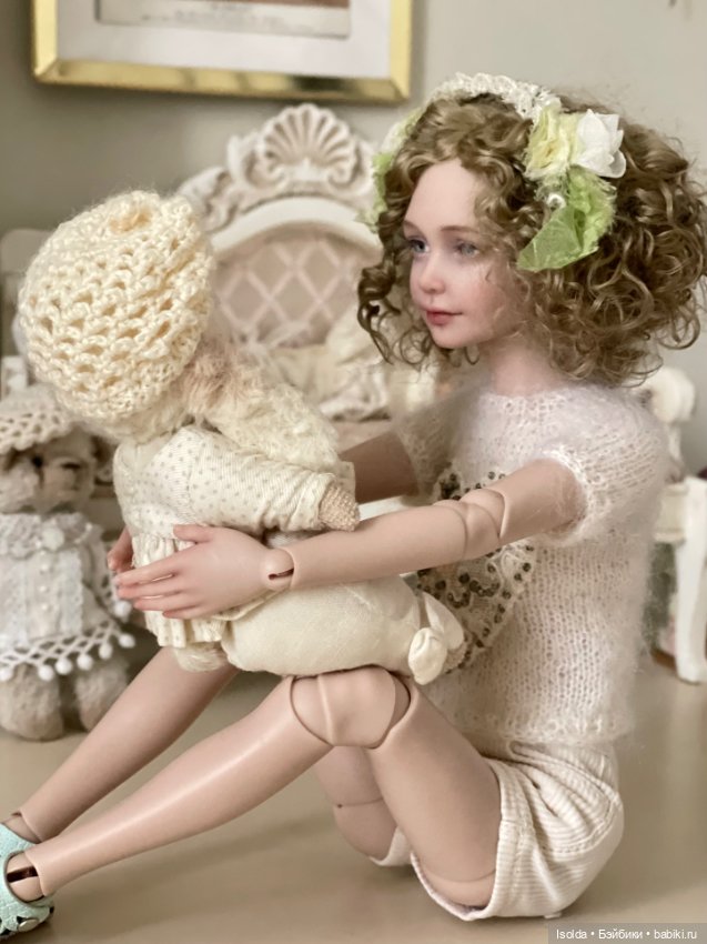 Аня и ее зайка — Куклы Tender Creation (Анна Добрякова): российские BJD (БЖД) (фото 4)