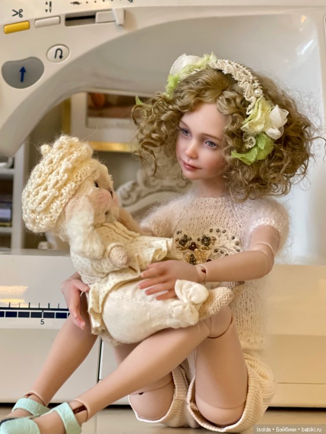 Аня и ее зайка — Куклы Tender Creation (Анна Добрякова): российские BJD (БЖД)