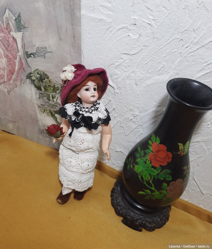 Скороспелая шляпка🤠🥰 — Редкие антикварные куклы и реплики: воск