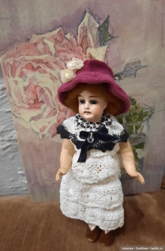 Скороспелая шляпка🤠🥰 — Редкие антикварные куклы и реплики: воск (фото 10)