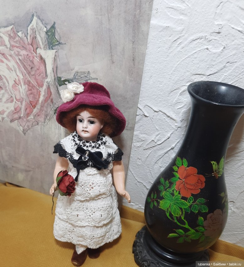 Скороспелая шляпка🤠🥰 — Редкие антикварные куклы и реплики: воск