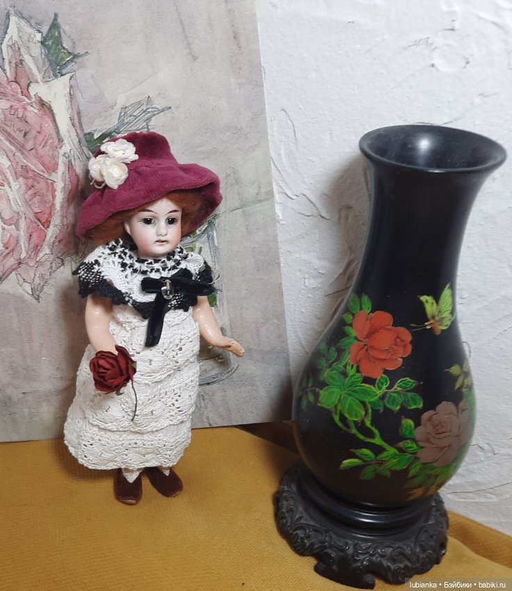 Скороспелая шляпка🤠🥰 — Редкие антикварные куклы и реплики: воск