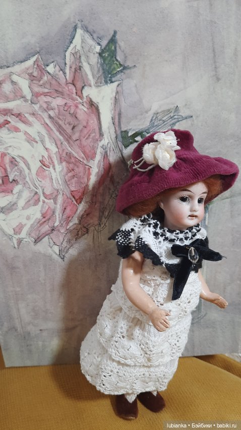 Скороспелая шляпка🤠🥰 — Редкие антикварные куклы и реплики: воск