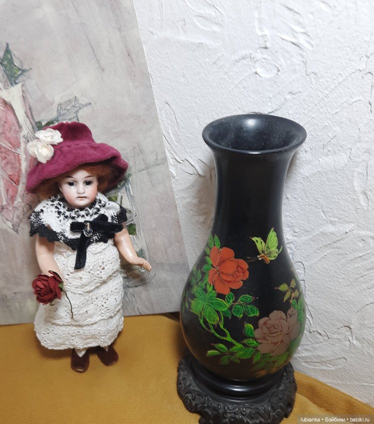 Скороспелая шляпка🤠🥰 — Редкие антикварные куклы и реплики: воск