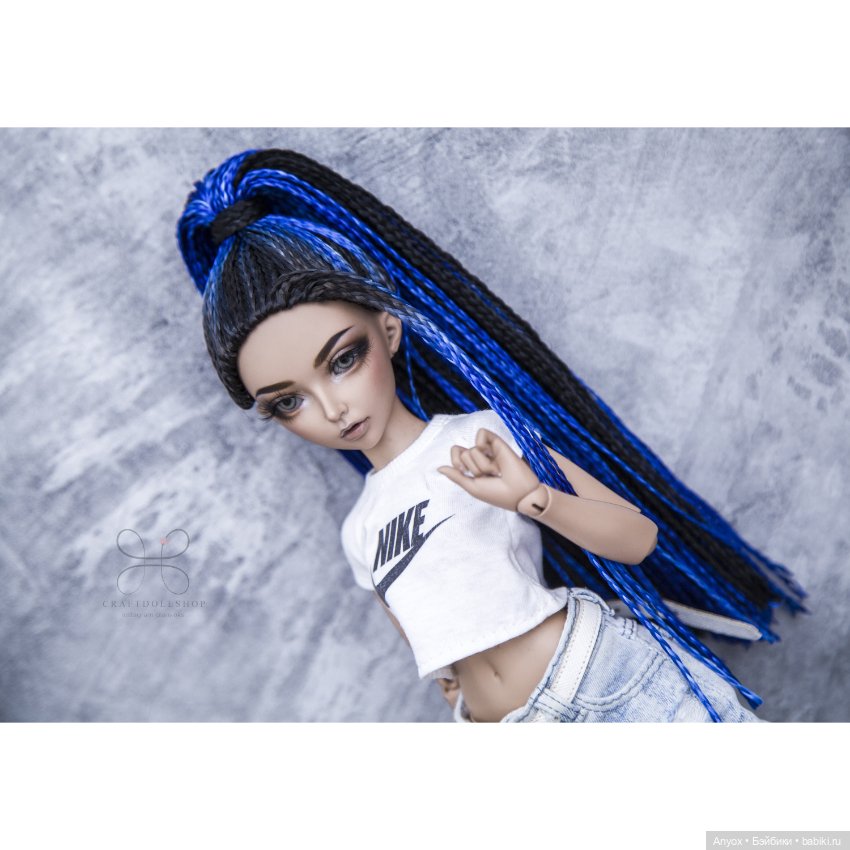 Снова новый парик для Минифи - хвостик (фото 4)