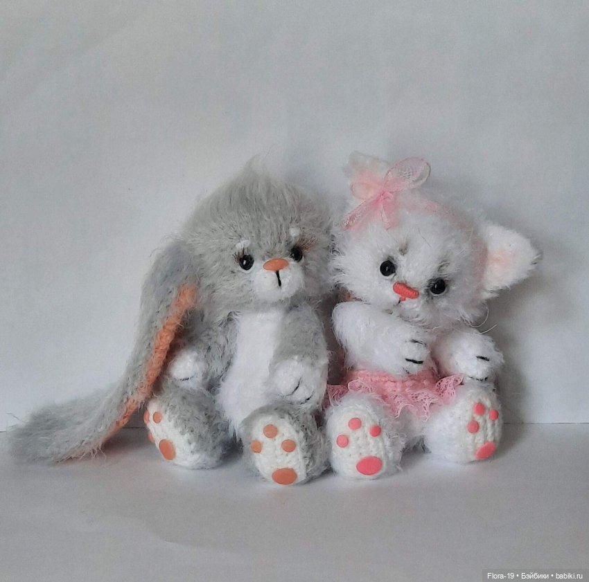 Заюшка пушистик — Вязаные игрушки и амигуруми: крючком (фото 5)