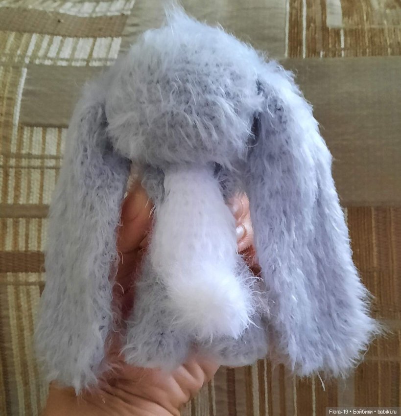 Заюшка пушистик — Вязаные игрушки и амигуруми: крючком (фото 3)