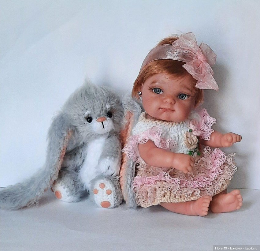 Заюшка пушистик — Вязаные игрушки и амигуруми: крючком (фото 4)