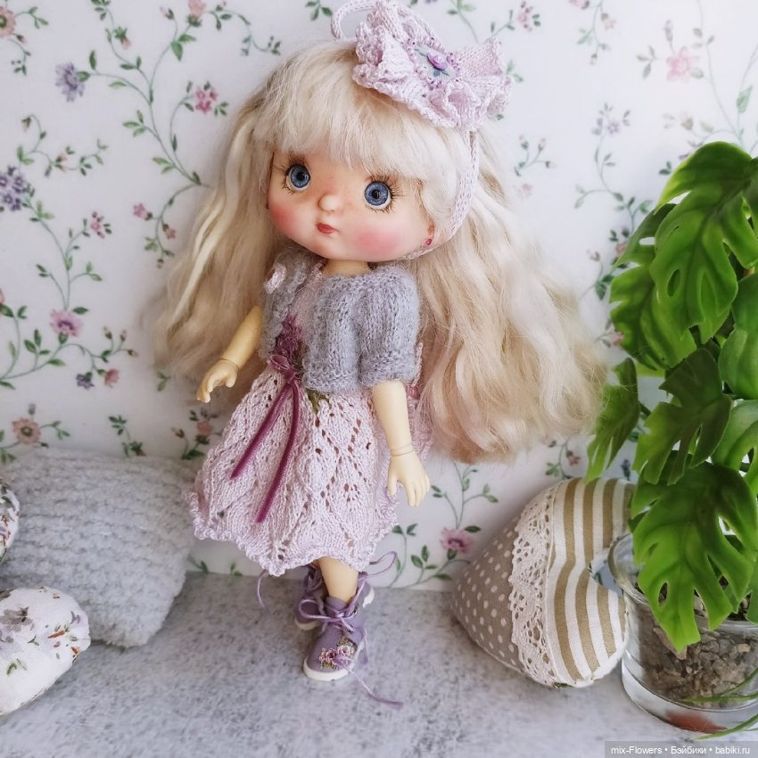 Вяжу куколкам.. Лаванда — Одежда и обувь для кукол своими руками: фото (фото 10)