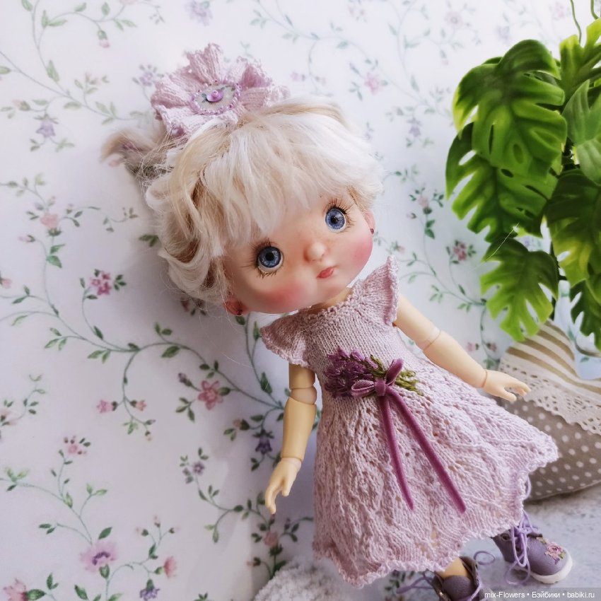 Вяжу куколкам.. Лаванда — Одежда и обувь для кукол своими руками: фото