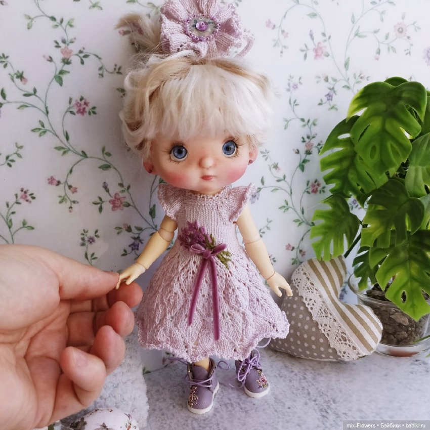 Вяжу куколкам.. Лаванда — Одежда и обувь для кукол своими руками: фото (фото 3)
