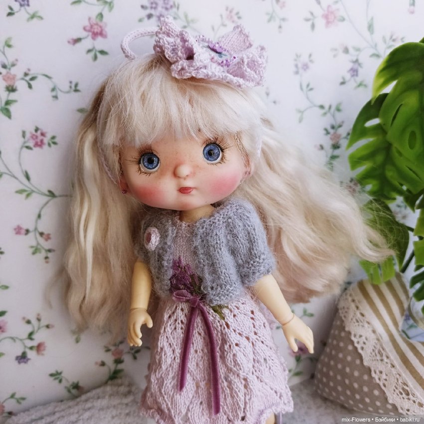 Вяжу куколкам.. Лаванда — Одежда и обувь для кукол своими руками: фото (фото 7)
