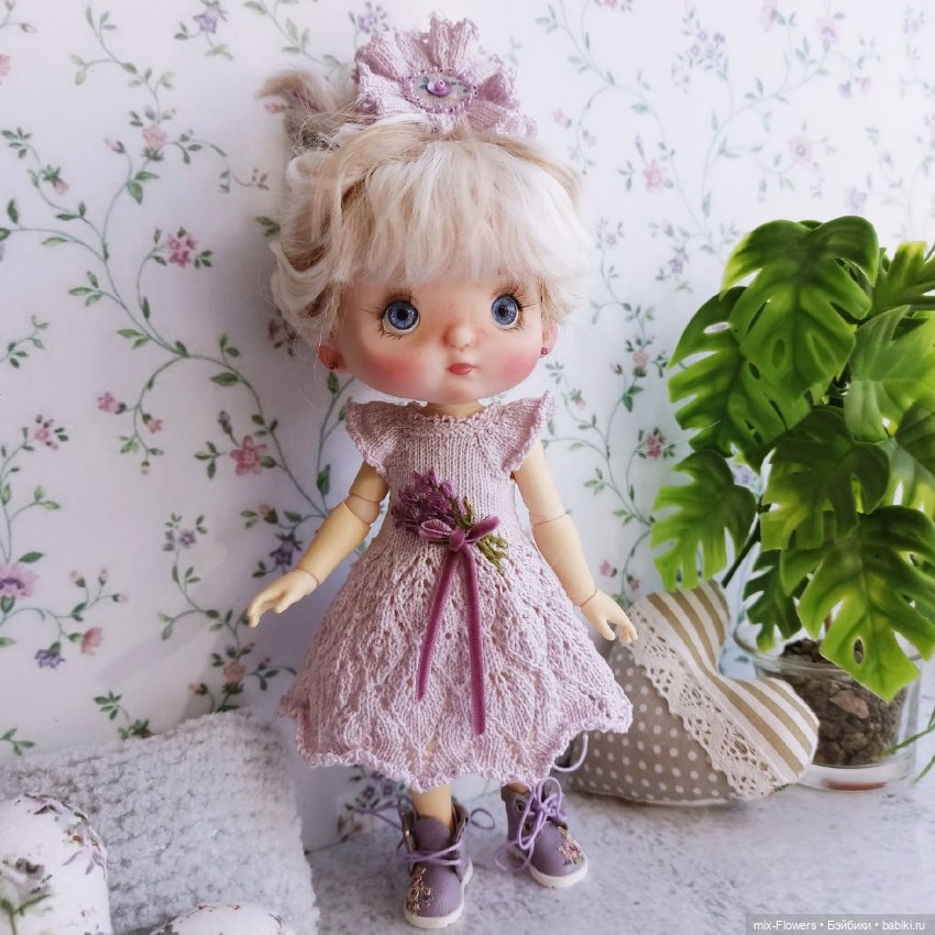 Вяжу куколкам.. Лаванда — Одежда и обувь для кукол своими руками: фото (фото 8)