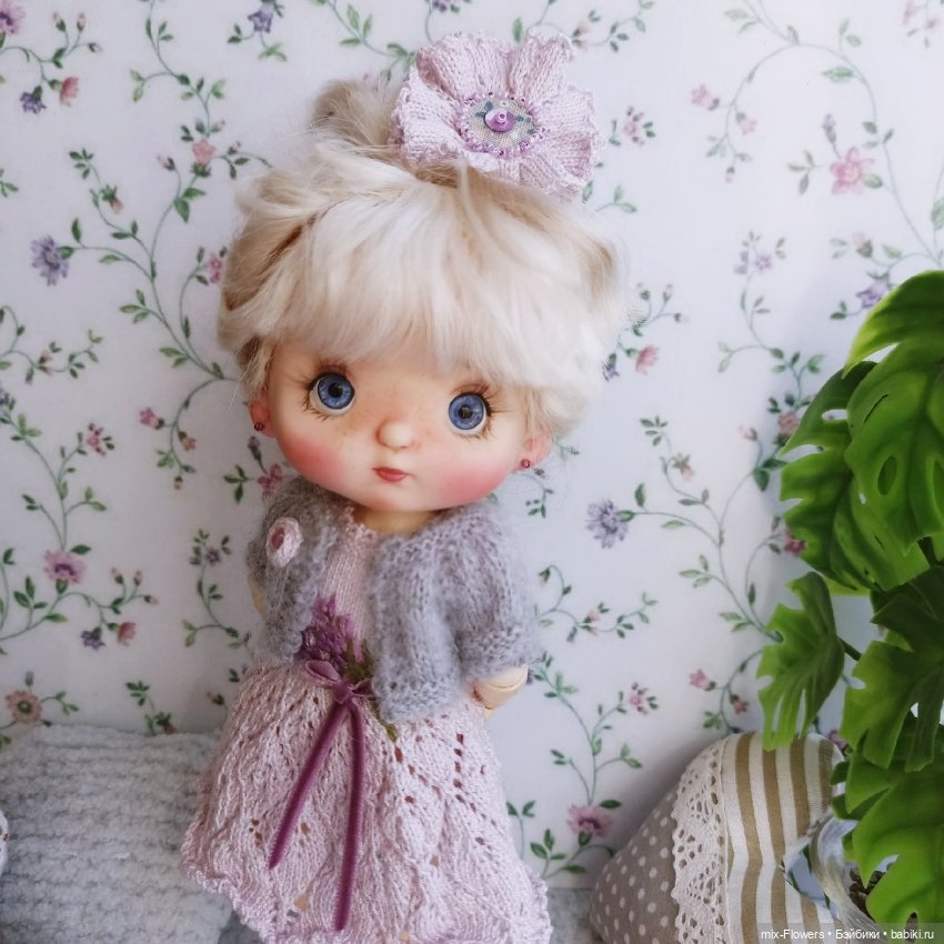 Вяжу куколкам.. Лаванда — Одежда и обувь для кукол своими руками: фото