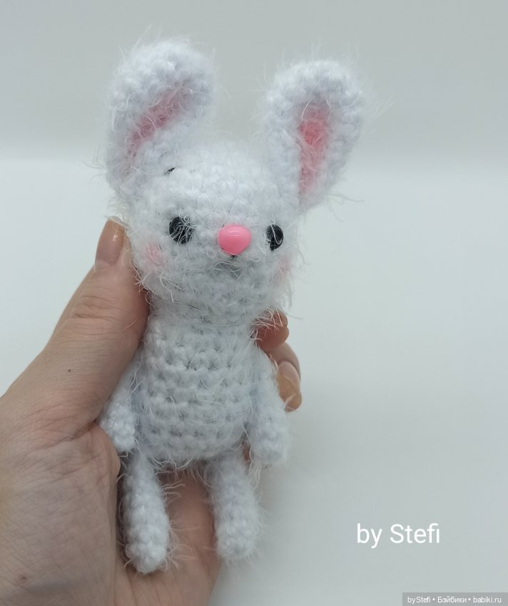 Зайчишка Малинка — Вязаные игрушки и амигуруми: крючком (фото 2)