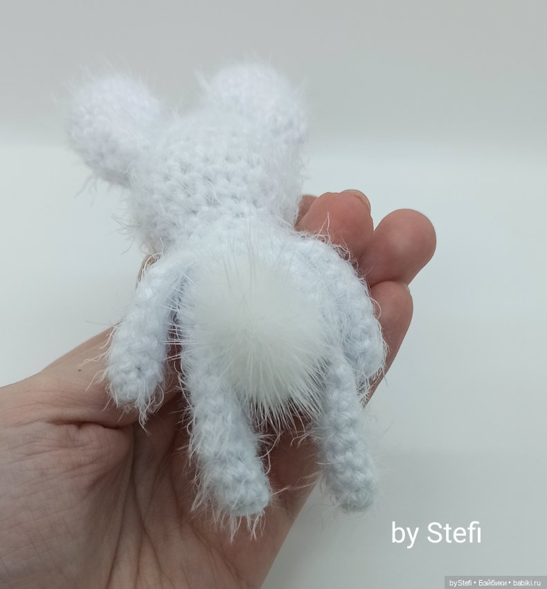 Зайчишка Малинка — Вязаные игрушки и амигуруми: крючком (фото 3)