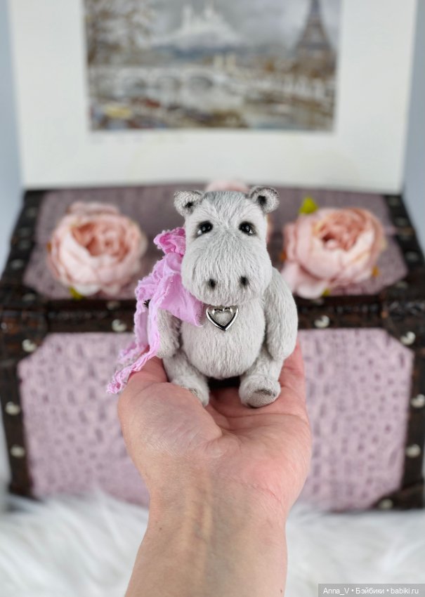 Тедди Бегемотик Арти🦛 — Авторские мишки Тедди и друзья: фото (фото 4)