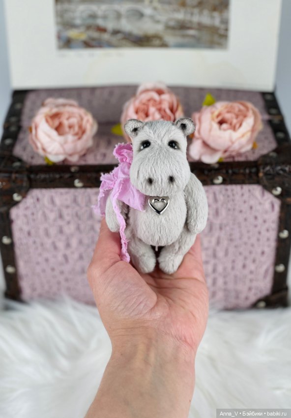 Тедди Бегемотик Арти🦛 — Авторские мишки Тедди и друзья: фото (фото 3)