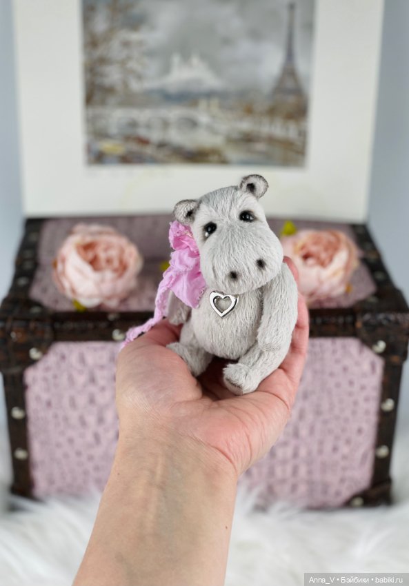 Тедди Бегемотик Арти🦛 — Авторские мишки Тедди и друзья: фото (фото 2)