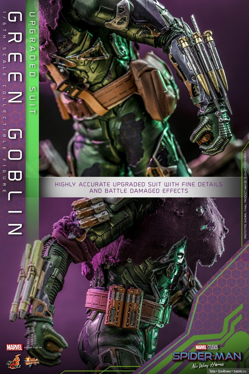 Hot Toys анонсировали фигурки Зелёного Гоблина в масштабе 1/6 (фото 3)