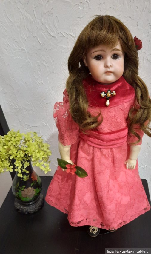 Новое платье Натали💃💖🌹 — Антикварные куклы Kestner (Кестнер) JDK: Хильда (фото 3)