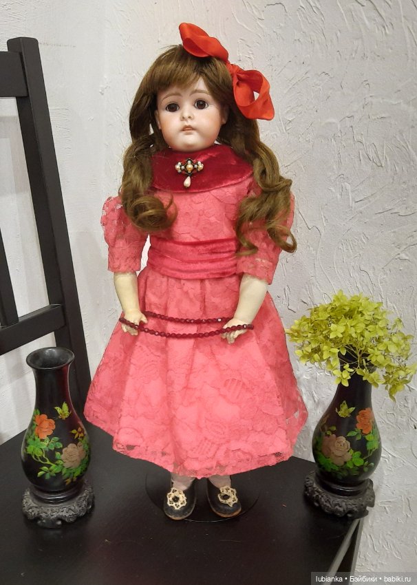 Новое платье Натали💃💖🌹 — Антикварные куклы Kestner (Кестнер) JDK: Хильда (фото 8)