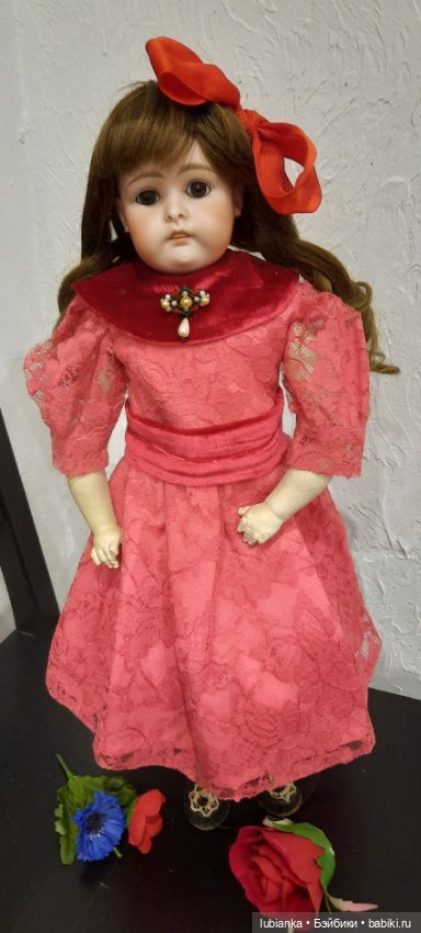 Новое платье Натали💃💖🌹 — Антикварные куклы Kestner (Кестнер) JDK: Хильда