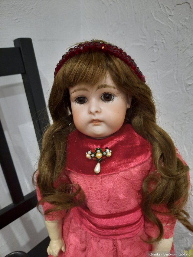Новое платье Натали💃💖🌹 — Антикварные куклы Kestner (Кестнер) JDK: Хильда (фото 6)