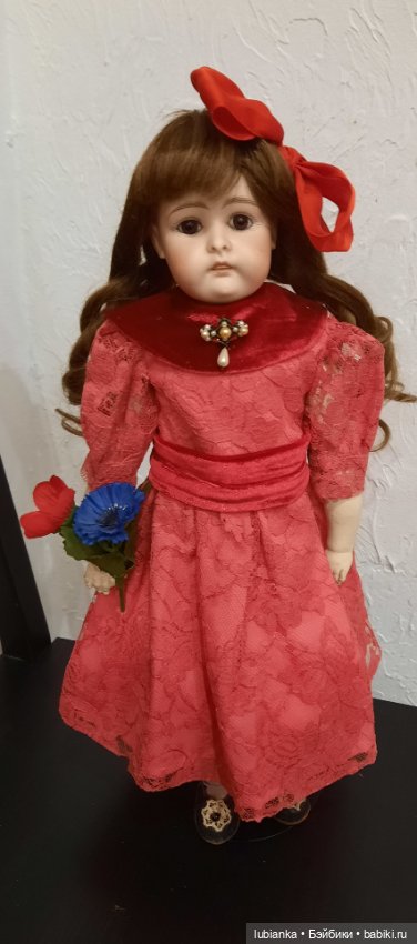 Новое платье Натали💃💖🌹 — Антикварные куклы Kestner (Кестнер) JDK: Хильда