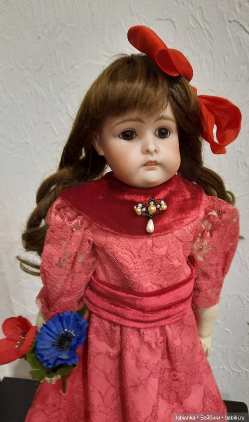 Новое платье Натали💃💖🌹 — Антикварные куклы Kestner (Кестнер) JDK: Хильда