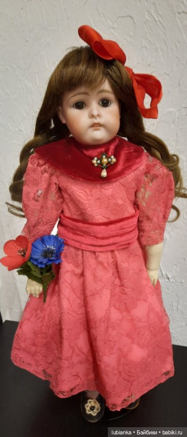 Новое платье Натали💃💖🌹 — Антикварные куклы Kestner (Кестнер) JDK: Хильда